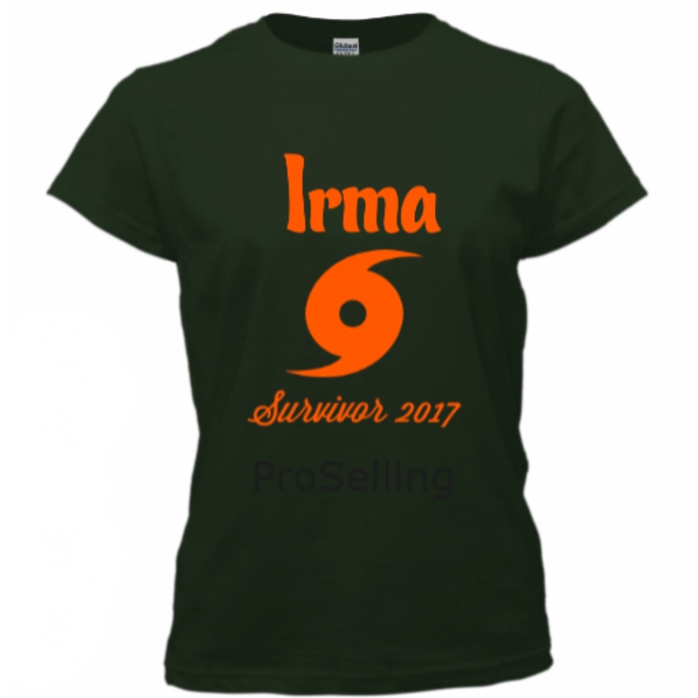 Custom t-shirt "IRMASURVIVOR2017"